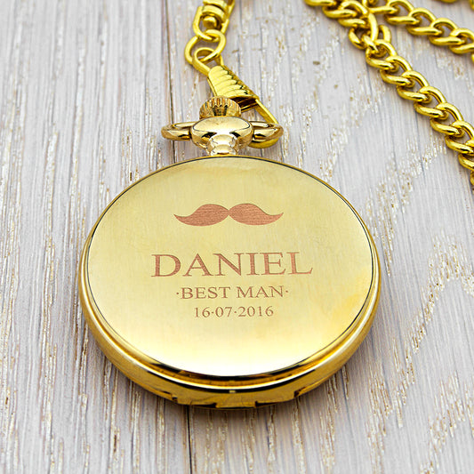 Personalised Groomsman Icon Pocket Watch