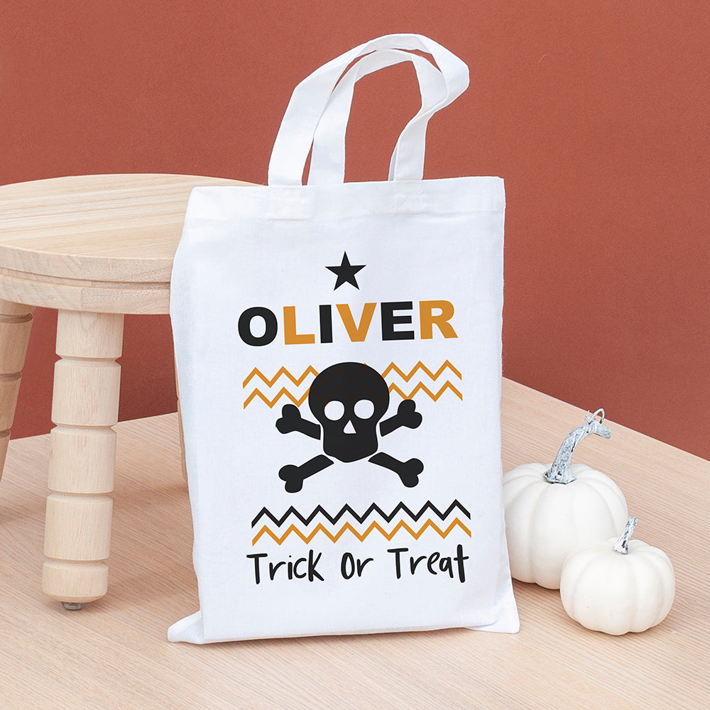 Personalised Halloween Trick or Treat Bag