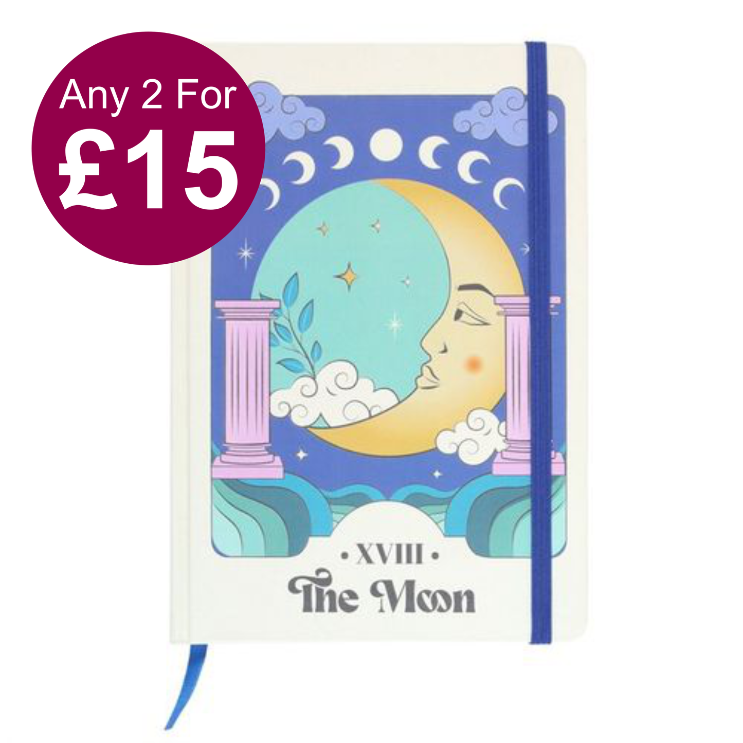 The Moon Celestial A5 Notebook