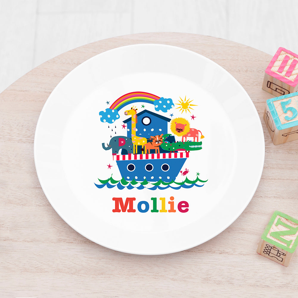 Personalised Kids Noah's Ark Dining Set