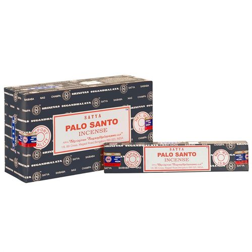 12 Packets of Palo Santo Incense Sticks by Satya