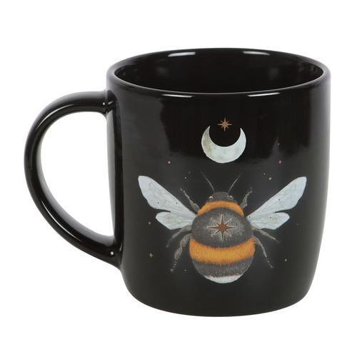 Dark Forest Bee Mug - Black