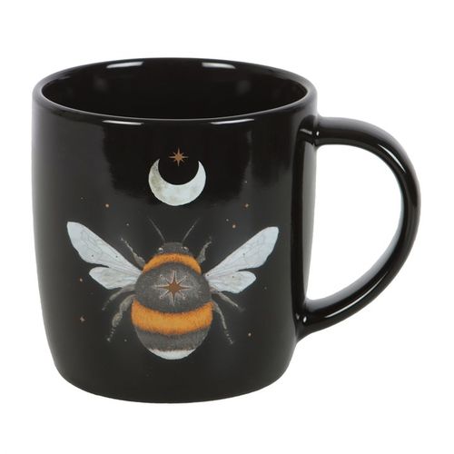 Dark Forest Bee Mug - Black